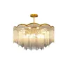 Pendant Lamps Living Room Chandelier Post Modern Minimalist Atmosphere Bedroom Light Luxury Designer Crystal Glass