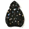 Bape ape Hoodie Designer Shark Hoodies Zipper Sweatshirts Fashion Full Zip Hoodie Crazy Face Jacket Warm Jackets Big Abc Felpa Camo Sudadera Hooded Coat 3 CZ7N