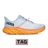 2023 Nouvelles chaussures de course HOKA ONE ONE Bondi Clifton 8 Carbon x 2 baskets pour hommes triple noir blanc Amber Yellow chanson d'été Nimbus Cloud hommes femmes formateurs de créateurs