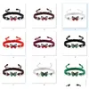 Chaîne Bk Gros Papillon Charme Bracelet Tressé À La Main Boho Bijoux Amitié Cadeau Pour Les Femmes Livraison Directe Bracelets Dhkam