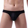 Underbyxor Mens Mesh Fishnet Briefs Trunks Underkläder låg stigning underkläder Bikini U