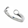 Bangle Mens Boys 316L Stainless Steel Cool Polishing Spanner Adjusted