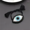 Bangle Eye Rhinestone Personality Bracelet Shourouk Baroque Exaggerated Fashion Temperament Eyes Tassel 712