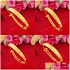 Bangle Fashion Boutique Thick Luxury Womens Dragon And Phoenix Size Adjustable Pusl Bracelet Jewelry Gifts Drop Delivery Bracelets Dhtiv