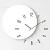 Wall Clocks Nordic Simple Decorative Clock For Living Room Furniture Art Creative Household Upscale Restaurant