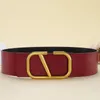 Ceinture de créateurs de luxe classique Version large Ceintures pour femmes de couleur unie Aiguille de luxe Boucle Largeur 7 cm taille 95-115 Tendances de la mode cadeau très belle