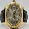 Luxury Sky Dweller 326138 18K42mm Sarı Derigold Yepyeni Otomatik Makine Erkekler Erkek Bilekleri İzle3288