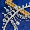 Pageant Wedding Bridal Crystal Rhinestone Headband Forehead Hairband Princess Crown Tiara Bling Headpiece Hair Accessories Jewelry