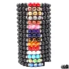 Perline Lava Rock Stone Bracciali Mens Olio Essenziale Diffusore Perline Bracciale Chakra Charm Per Le Donne Moda Aromaterapia Fatta A Mano Gioiello Dhuus