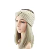 Winterwol gebreide haarband Pargin Cross Headband Warm oorbeveiliging Hoofdwrap Tulband Vrouwen handgemaakte haaraccessoires