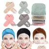 Pannbands handduk pannband spa ansikts tvätt makeup svetthuvud wrap nonslip stretchable washable hårband för sport hårband droppe deliv dhjcn