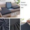 Chair Covers Sofa Cushion Cover For Living Room Elastic Furniture Protector Polar Fleece Blue Gray Removable Slipcover Stretch Couch