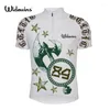 Racingjackor NWW Herrarna Cycling Jersey Team MTB Kort ärmtröjor Beskabla mountainbike cykelkläder sport slitage skjorta