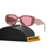 مصمم العلامة التجارية نظارة شمسية كرواسان الكراك المجسمة OPR 13ZS Vintage Symbole Signature غير منتظمة Square Sun Glasses Party Shades With Box