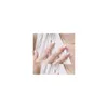 Band Rings Fashion Women Midi Urban Gold Sier Stack Plain Cute Above Knuckle Nail Ring For Girl Christmas Gift Jewelry Drop Delivery Dhcqv