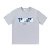 Heren t-shirt borduurwerk alfabet dames shirts beweging maat S/m/l/xl