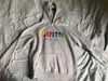 Trapstar 디자이너 남성 트랙 슈트 정장 Fleece Sports Tracksuits 수건 자수 편지 여성 Full Tracksuit Rainbow Decoding Hooded Tuta