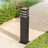 Thrisdar 12W E27 Waterproof Garden Pathway Lawn Light Villa Stand Post Bollard Lamp Outdoor Landscape Patio Piller