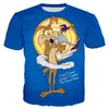 Herrar t shirts roadrunner wile e coyot serie skjorta m￤n kvinnor 3d tryckt nyhet mode tshirt hip hop streetwear casual sommartoppar