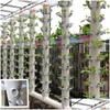 Pots Planters Pots 100Pcs Diy Hydroponics Vertical Tower Plant Accessories Hydroponic Colonization Cups Flower Container Grow Pot Cup D