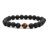 Perlé 9 Couleur Lava Rock Chaîne Bracelet Huile Essentielle Diffuseur Pierre Chakra Charme Bracelet Pour Femmes Hommes S Mode Aromathérapie Artisanat Dhcmd