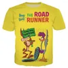 Camisetas masculinas Roadrunner Wile E Coyot Série Camisa Men Women Mulheres 3D NEVIDADE MATHETA MATHORE