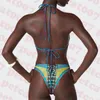 Fashion Dot Bikini Sexig Halter Baddräkt Holiday Style Dam Badkläder Två färger