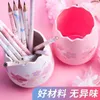 Creative Cylindrical Shaped Pen Holder School Office Desktop Organizer Kawaii Multifunctional Cute Desk Decoration