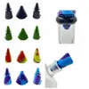 Cool Coloré Fumer Silicone Plug Kit Multi-fonction Huile Rigs Paille Nettoyage Joint Titulaire Cigarette Narguilé Filtre Bong Verre Bouteille Couvercle Cap Portable Fermoir Anneau