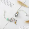 Charmarmband 2022 Ankomst mtilayer armband med regnbågspärlor hängen för kvinnor diy varumärke romantisk sommarstil smycken present dr dhpi8
