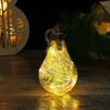 Christmas Decorations 2022 LED Transparent Interior View Tree Shape Creative Pendant Bulb Ball Lighting Xmas Deco