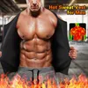 Men's Body Shapers Men Fitness Corset Sauna Sweat Shaper Neoprene Vest Waist Trainer Shapewear Zipper Modeling Strap Double Belt