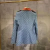 MEDIGO-GG129 Fashion Women Suit Designer Case Blazer con lettere complete 2022 Spring Nuovi top rilasciati