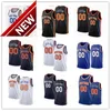 Personnalisé Nouveaux Hommes Femmes Jeunes York Knicks Jersey 0 Cam Reddish 13 Evan Fournier 30 Julius Randle 11 Jalen Brunson 9 RJ Barrett 5 Immanuel Quickley Basketball Jerseys