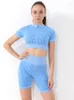 Women's Tracksuits Summer Women's Short Sets Zipper Crop Top Suits With Shorts Two Piece Fashion Print Female Clothing Fitness Sexy