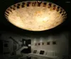Tavan Işıkları Akdeniz tarzı doğal kabuk Lustres Gece Işık Led Lamba Zemin Bar Ev Aydınlatma
