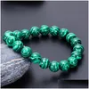 Charm armband modedesign 12mm unisex naturlig hematit jade justerbar armband hand sträng vävning pl smycken gåva droppe leverera dhlg9