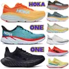 2023 New Hoka One One Running Shoes Bondi Clifton 8 Carbon X 2 Sneakers Triple Blanco Blanco Amber Amarillo Summer Close Men Mujeres Dise￱adores de dise￱adores