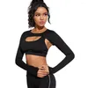 Koszulki damskie 2022 Sport Shapewear Winted Butterfly Arm Liposuction Body T-shirt