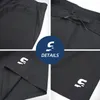 Laufshorts für Herren, für Fitnessstudio, schnell trocknend, Workout, Fitness, mit Taschen, atmungsaktiv, lässig, kurze Jogging-Jogginghose