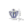 Gemelli Crystal Crown Gemelli Donna Oro Sier Smalto Camicia Francese Per Uomo Matrimonio Fidanzamento Gioielli Moda Regalo Bk Drop Deliv Dhhk2