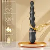 Articoli di bellezza 25 cm Bacchetta magica Vibratori per le donne Stimolatore vaginale clitoride Perline anali Plug Uomini Butt Dilatatore Dildo Masturbatore femminile Giocattoli sexy