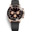 Automatiska herrklockor Lyxig sportstil roséguld Mekanisk armbandsur för män Relojes De Lujo Para Hombre282Z