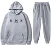 Män designer Tracksuits Hoodies and Pants Set Hooded Mens Sweat Suits Patchwork Black Solid Brand Spring Autumn Winter Women Hoodie tröja Sportuit 3xl