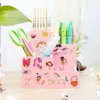 Large Capacity Cute Desk Pen Holder Pencil Storage Box Desktop Organizer Stand Case School Office Stationery