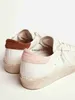 패션 하이 스타 스니커 플랫폼 단독 신발 여성 캐주얼 신발 이탈리아 브랜드 이중 높이 및 상징적 인 디자이너 골드 클래식 흰색 do-alled