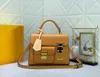 Designer Tote Bag N82742 S-LOCK Winkelen Handtas Louisity Women Luxe schouder Crossbody Tassen Purse Gold Hardware Cowhide Echte echte lederen boodschapperzakken