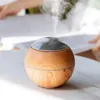 Table Mats Electric Air Aroma Humidifier Diffuser Wood Ultrasonic 100ML Essential Oil Cool Mist Maker For Home