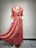 Vêtements ethniques Imitation soie Abaya dubaï turquie Islam arabe musulman Robe longue élégante Robe de soirée pour les femmes Robe Longue Femme caftan