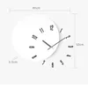 Zegary ścienne Nordic Prosty zegar dekoracyjny dla mebli do salonu sztuka kreatywna gospodarstwo domowe ekskluzywna restauracja
